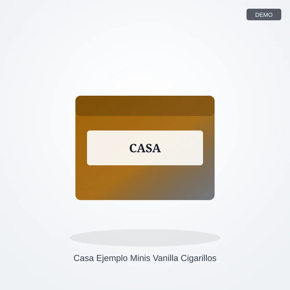 Casa Ejemplo Minis Vanilla Cigarillos (Demo) product image