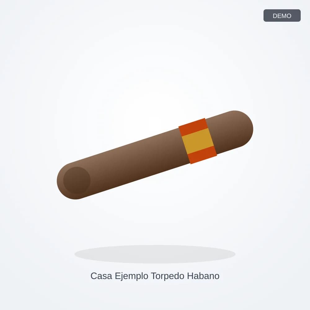 Casa Ejemplo Torpedo Habano (Demo) product image