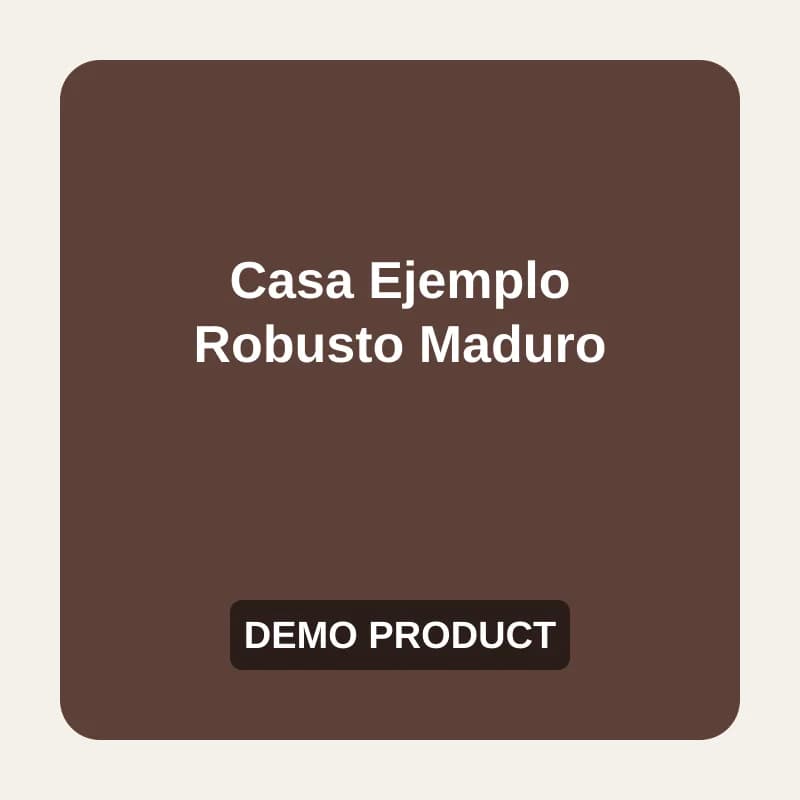 Casa Ejemplo Robusto Maduro (Demo) — demo placeholder image
