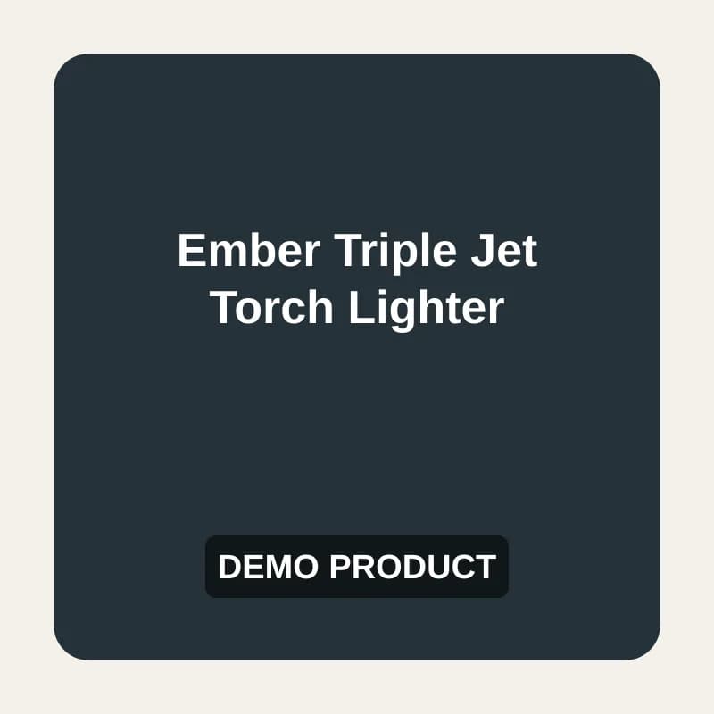 Ember Triple Jet Torch Lighter (Demo) — demo placeholder image