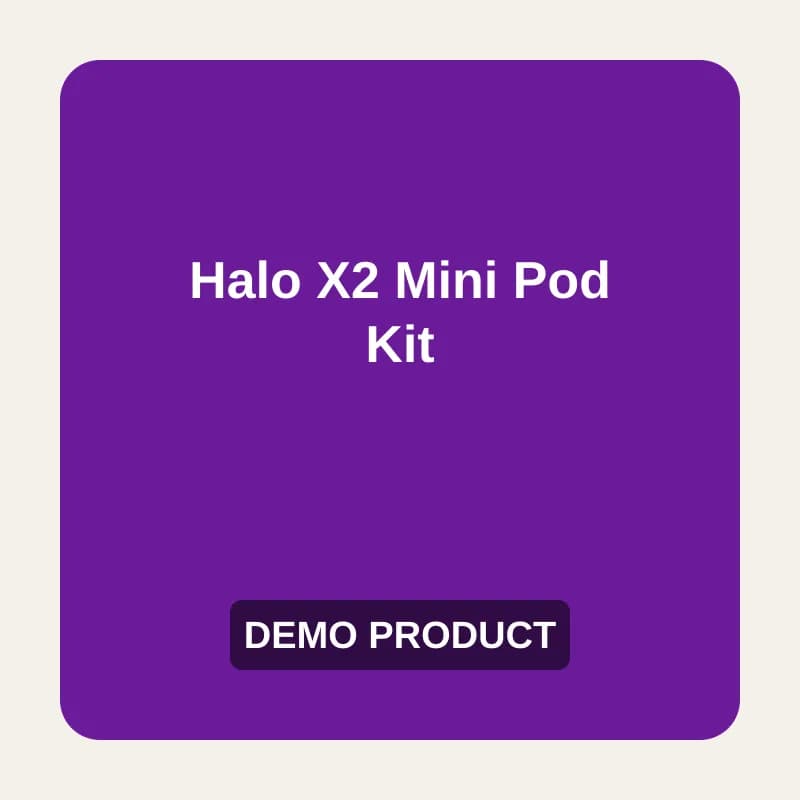 Halo X2 Mini Pod Kit (Demo) — demo placeholder image